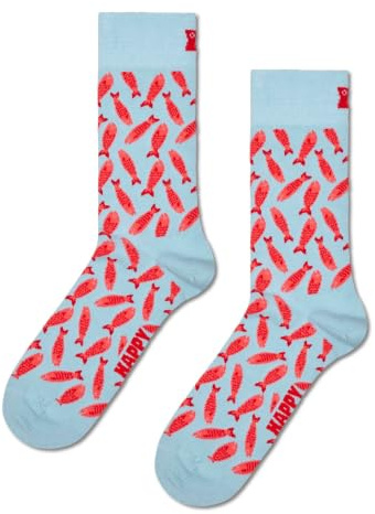 Happy Socks Ozean-, Strand- & Meerestier-Crew-Socken für Herren und Damen, 36-40 & 41-46