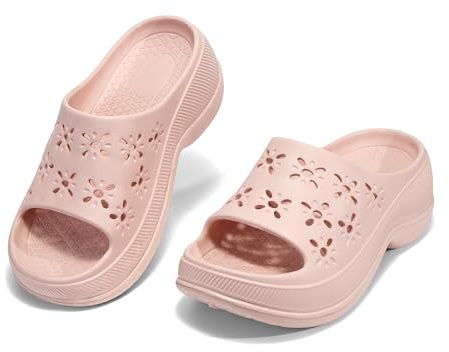 JOMIX Ciabatte da Donna Estive Mare Pantofole Cuscino Traspiranti Antiscivolo Sandali da Doccia Flip Flop Piscina da Interni ed Esterni WEF260222-0