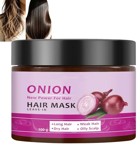 Districa e rafforza il balsamo per capelli, secchi e danneggiati, balsamo Leave In Leave In con estratto di cipolla di rosmarino, maschera per il trattamento dei capelli, balsamo Leave In Conditioner