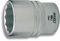 Hazet Steckschlüsseleinsatz Doppelsechskant 900Z-30 30mm I Antrieb 1/2 Zoll I Chrom-Vanadium-Stahl, robustes Design
