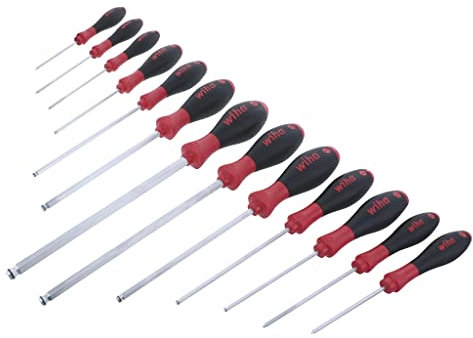 Wiha 36795 13-Piece MagicRing Screwdrivers Holding Ball Inch Hex Drivers