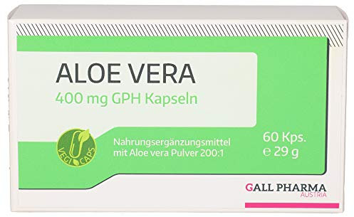 Gall Pharma Aloe vera 400 mg GPH Kapseln, 1er Pack (1 x 60 Stück)