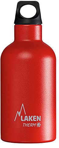 Laken Futura Thermo, Borraccia, Rosso (Red), 350 ml