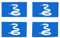 BANDIERA MARTINICA 150x90cm - BANDIERA MARTINIQUE IN FRANCIA 90 x 150 cm - AZ FLAG