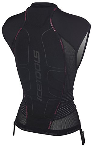 Icetools Herren Protektor Top S-Lite Damen Weste Rückenprotektor XS schwarz - Noir/Prune