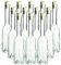 gouveo Set di 12 bottiglie di vetro 200 ml Symphony con tappo in sughero (SK) - Bottiglie vuote da riempire e regalare - Piccola bottiglia di liquore da 0,2 l, bottiglia di olio (SIF200SK)