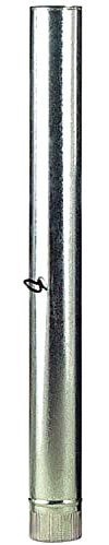 WOLFPACK LINEA PROFESIONAL - Tubo Estufa Acero Galvanizado Ø 120 mm, Ideal Estufas de Leña, Chimenea, Alta resistencia, Conducto Humos. Con Llave