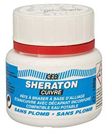 Sheraton Kupfer, gelötet Teig und étamer Blumentopf aus 150 g OEM 114820