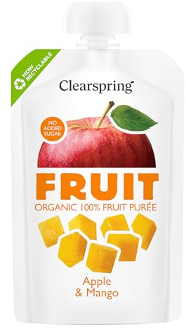 Clearspring Organic FRUIT Puree - Apple & Mango 100g