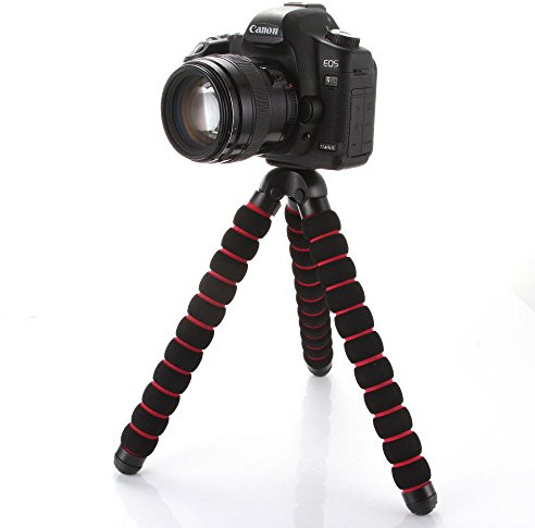 Fotga Octopus Flexible Portable Tripod Stand Gorillapod 1/4'' 3/8'' Screw Mounting for Camera Digital DV Canon Nikon Pentax Olympus Panasonic Gopro Action Camera DSLR Large Size