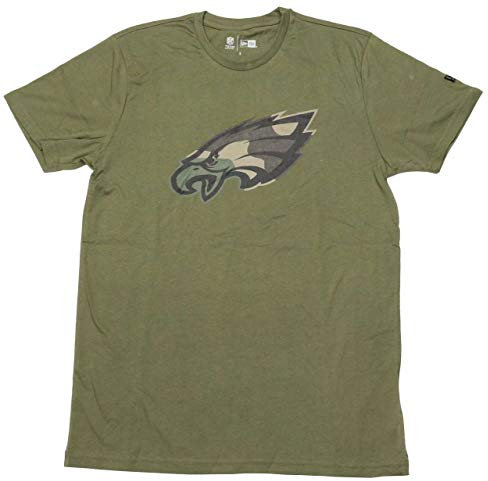 New Era Philadelphia Eagles Camo Logo Olive T- Shirt - S