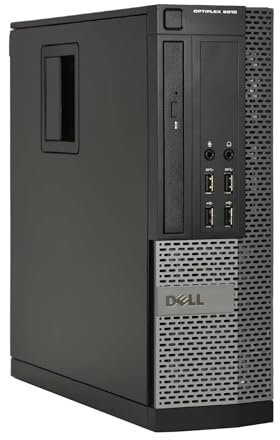 Dell, Pc Desktop Pronto All'Uso, Computer Pc Fisso Intel i5-3470 4 Core 3.2 Ghz, Ram 8Gb, SSD 256Gb, Pacchetto Libre, Win10 e Chiavetta WI-Fi (Ricondizionato)