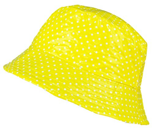 Toutacoo, Regenhut Vinyl Wasserdicht (08- Gelb Erbsen)