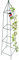 KADAX Rankobelisco de acero, de pie, obelisco, para jardín, plantas trepadoras, rosas, pirámide, columna enrejada, resistente a la intemperie, decoración verde (25 x 120 cm)
