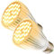 MILYN Led Pflanzenlampe, 2 Pack 40 Leds Sonnenlichts Vollspektrum Pflanzenlampen E27 30W Led Grow Lampe für Zimmerpflanzen, Hydrokultur Gewächshaus Sukkulenten GemüSe und Blumen