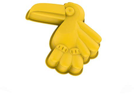 CÉCOA • Moule à Gâteau Toucan 27 CM • 100% Silicone Haute Qualité Anti-adhésif • Garanti Sans BPA • Cuisson Parfaite • Démoulage Facile • Idéal Anniversaires Thème Jungle