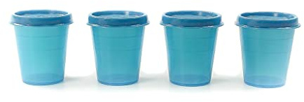 Tupperware Kühlschrank Wichtel 50 ml (4) dunkeltürkis Dose Behälter Kräuter Becher 36825
