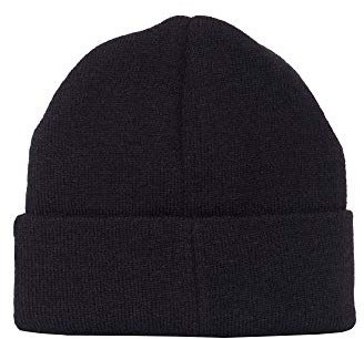 King Kerosin Herren Beanie | Strickmütze | Front Patch | Vintage Optik Bakersfield