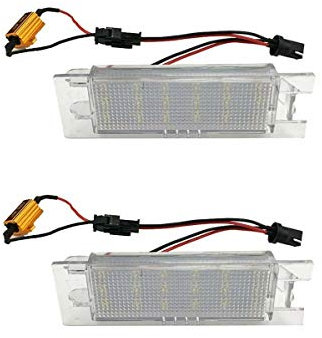 LED Kennzeichenbeleuchtung für Astra H Corsa C/D Zafira B Adam 13252440/13139990 (62 23 508) / 13251936 (62 23 513) / 9164143 (62 23 506)