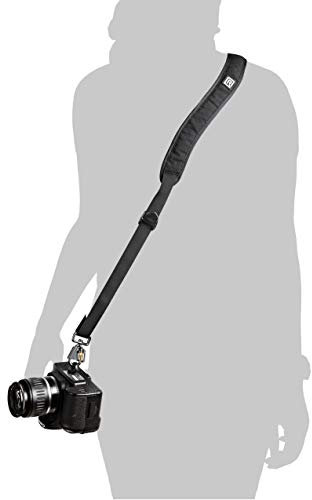 BLACKRAPID RS-W2 Camera Sling Ergonomic Cross-Body Strap Designed for Female Photographers Abdominal Support, Black, L