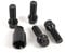 OMP Speed- Set di 4 Viti Antifurto, Chiave Speciale, Cerchi M14X1.5, Filettatura Lunga 28Mm, Antifurto, Conicità