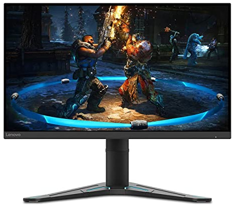 Lenovo 27 G27-20 Gaming Monitor, FHD (1920x1080), IPS, 144Hz, 1ms, FreeSync Premium and NVIDIA G-SYNC Compatible, Borderless, VESA Mount, Height and Tilt Adjustment, HDMI