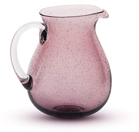 Caraffa in vetro con manico Memento Originale Malva