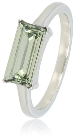 My Bendel Stylischer Ringe Für Damen | Kristallstein in Crystal, Grün, Violett in Silber & Gold | Bleibt Schön Und Verfärbt Nicht | Stapelbare Ringe | Mit Luxuriöser Schmuck Geschenkverpackung
