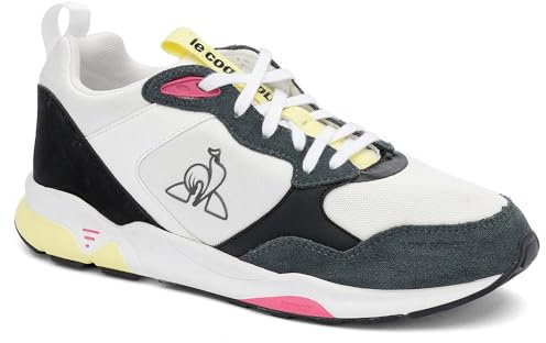 Le Coq Sportif Femme LCS R500W Pop Chaussures de Tennis, Blanc (Optical White Rapture Rose), 39 EU