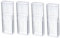 4 Pcs Cotton Swab Holder for Travel Mini Travel Swab Case Cotton Swab Box for Makeup Sponge Cotton Swabs Hair Ties Floss Cosmetics Makeup Bedroom Travel (Transparent)