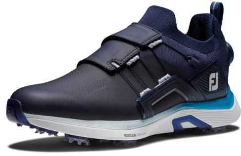 FootJoy Hyperflex, Zapatos de Golf Hombre, Navy/Blue/White Boa, 40.5 EU