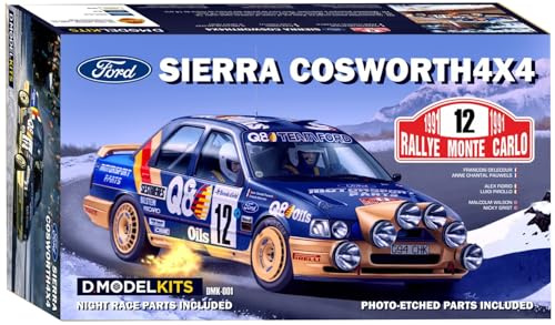 DModelkits - FORD SIERRA COSWORTH 4X4 - RALLY MONTE CARLO 1991-1/24 Scale Model Kit