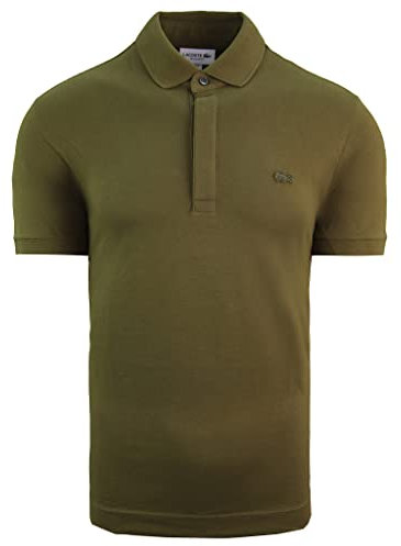 Lacoste Regular Fit Short Sleeve Khaki Mens Cotton Polo Shirt PH5522 UXF