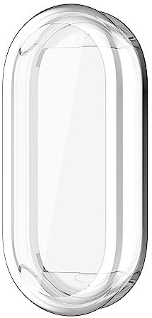 Cover Morbide Compatibile con Xiaomi Mi Band 8 TPU Custodia Schermo Protettiva Case(trasparente)