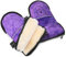 Lammfell Handwärmer von WERNER CHRIST BABY–GLOVY ICONIC LINE Handschuhe sind der ideale Kinderwagen-Muff aus medizinischem Fell, warmer universaler und wasserabweisender Handmuff, in violet