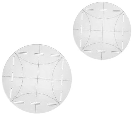 Quilting Circle Template Set - Reusable Handmade Quilt Supplies for Patchwork - Sizes 5inch & 10inch