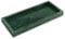 Badezimmer Tablett Marmortablett Deko Tablett Handgemachtes Elegantes Vielseitiges für Wohnzimmer Küche Bad 30 x 13 x 3 cm Grün