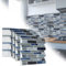 TANYEAR Graz Design - Adesivo per piastrelle, 10 fogli, colore marmo blu