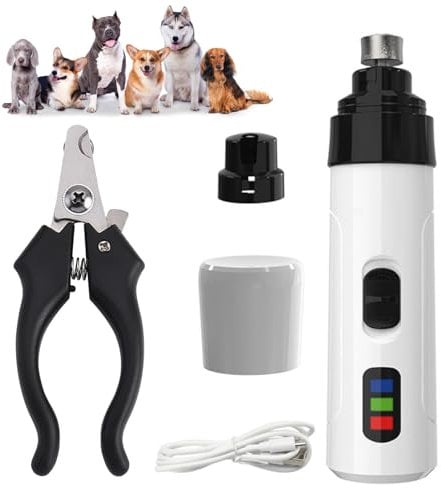 Xumann Electric Dog Nail Grinders Silent, Super Quiet Silent Groom Pro