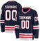 Personalisiertes Hockey-Trikot, gestalten Sie Ihr Hockey-Trikot mit Ihrem Namen/Team/Nummer, marine, One size