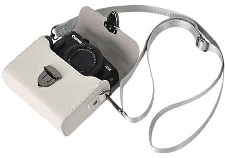 VOVMOEYA Custodia per fotocamera Canon Powershot SX740/SX730/SX720, custodia retrò in PU per Canon G7X Mark III/G7X MarkII/G7 X, custodia per Sony RX100 Series, per Ricoh GR IIIx/GR III/GRII/GR, tre
