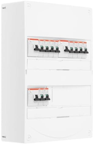 ABB Tableau 2 rangées pré-équipé 2 ID 40A + 1 ID 40A + 10 disjoncteurs
