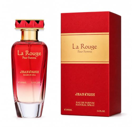 Jean Rish La Rouge,Vanilla, Eau de Parfum, Perfume for Women, 100ml/3.4oz