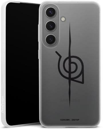 Slim Case kompatibel mit Samsung Galaxy S 25 Silikon Handyhülle transparent Hülle extra dünn Naruto Shippuden Sasuke Konoha