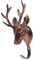 WEKADRIN Patère Murale Forme De Crochet Décoratif Pour Vêtements Et Accessoire Mural Pour Maison