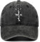 JIIENO Cactus Baseball Jack Unisex Casual cap Berretto da Baseball (Nero Grigio)