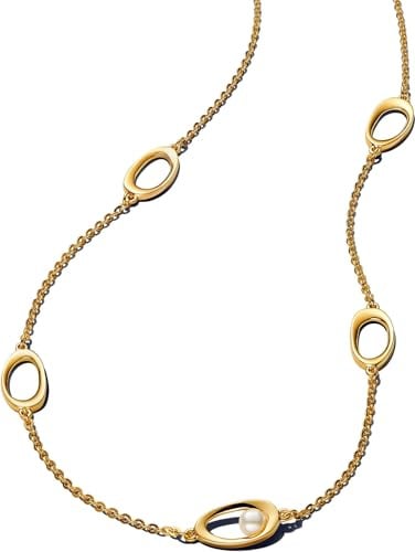 PANDORA 363883C01-45 ovale Perlenkette