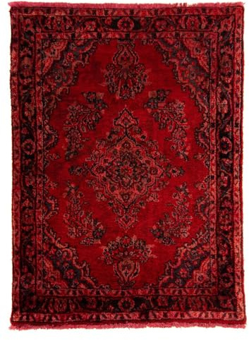 Morgenland Orientteppich - 147 x 110 cm - Dunkelrot
