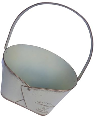 Pocoiau Marine Styles Eisen Gartendekoration Tragbarer Pflanzkasten Handgefertigte Blumentöpfe Boot Outdoor Dekorative Vase Rostbeständiger Übertopf