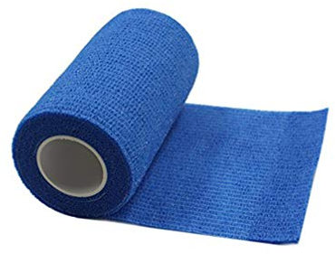 Pack Selbsthaftende Elastische Bandage Kohäsive Wrap Sport Und Medizin Blau Kompressionsbandage Für Mensch Und Tier